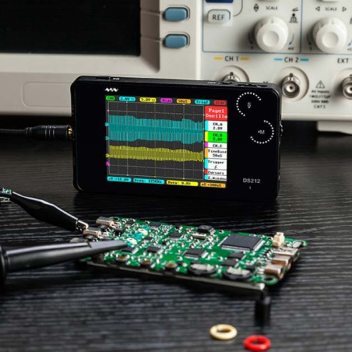 Mini-oscilloscope de stockage numérique portable à double canal MINIWARE, modèle : DS212 SM1001898-010
